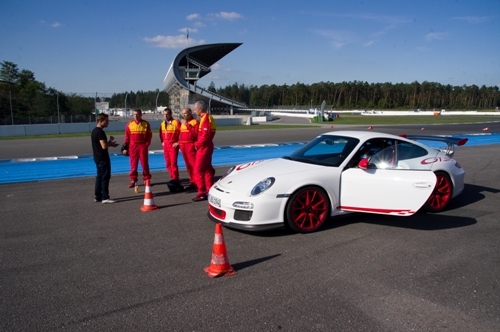 Marlene Dietrich Motorsport - Porsche GT2 Renntaxi Hockenheimring